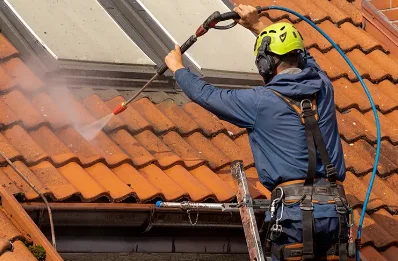 Démoussage et hydrofuge de toiture à Arrans